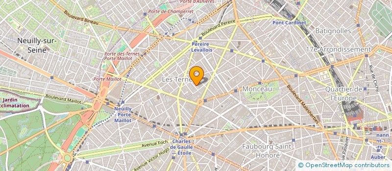 localisation de l'entreprise CABINET D'OSTEOPATHIE DAVID ATTIAS  PARIS