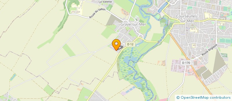 localisation de l'entreprise CABINET D'OSTEOPATHIE OUISTREHAM  GRAYE-SUR-MER