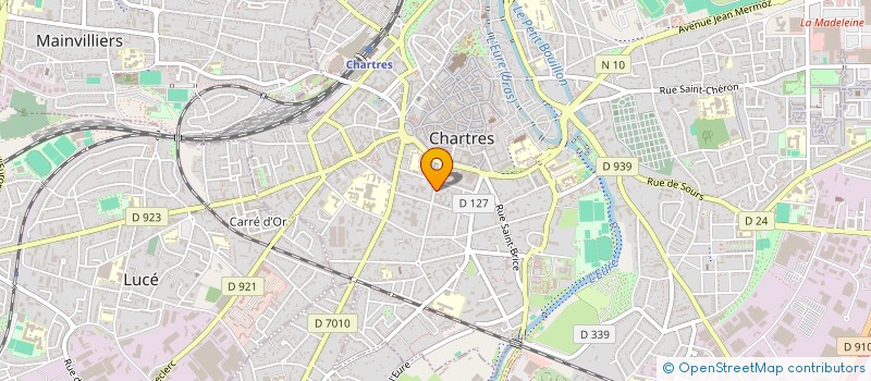 localisation de l'entreprise CABINET D OTO-RHINO-LARYNGOLOGISTE à CHARTRES