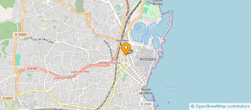 localisation de l'entreprise CABINET D UROLOGIE DR GEORGES ROUGERON à ANTIBES
