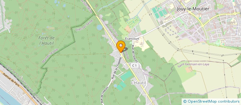 localisation de l'entreprise CABINET DANIEL CHAMPARNAUD  TRIEL-SUR-SEINE