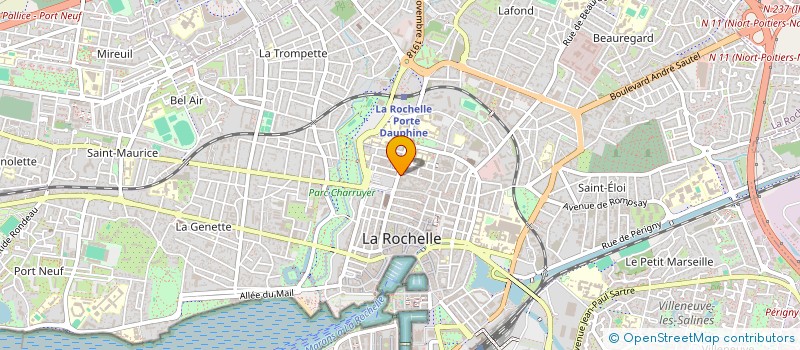 localisation de l'entreprise CABINET DANIEL VARET SA à LA ROCHELLE