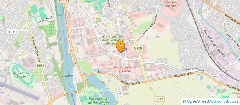 localisation de l'entreprise CABINET DAURIAC & ISSAGARRE  AGEN