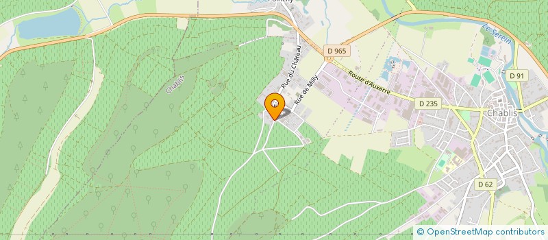 localisation de l'entreprise CABINET DAUVISSAT  CHABLIS