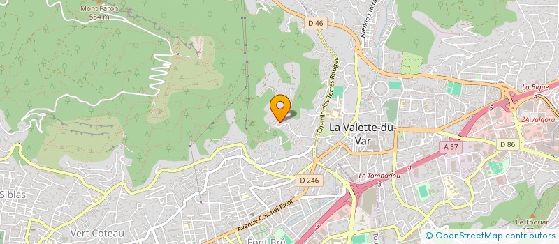 localisation de l'entreprise CABINET DE ANGELIS à TOULON