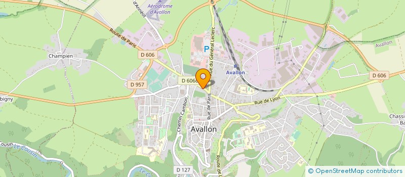 localisation de l'entreprise CABINET DE CARDIOLOGIE à AVALLON