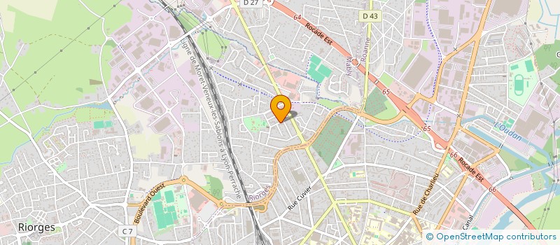 localisation de l'entreprise CABINET DE CARDIOLOGIE DE SAUNIERE à RIORGES
