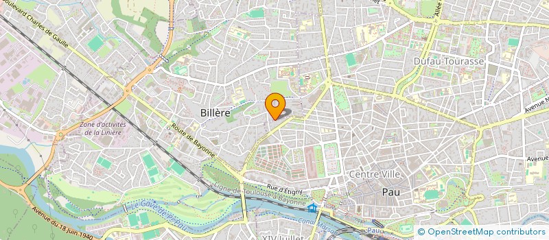 localisation de l'entreprise CABINET DE CARDIOLOGIE DES PYRENEES  BILLERE