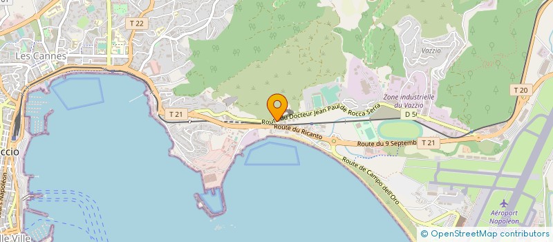 localisation de l'entreprise CABINET DE CESSION ET ACQUISITION à AJACCIO