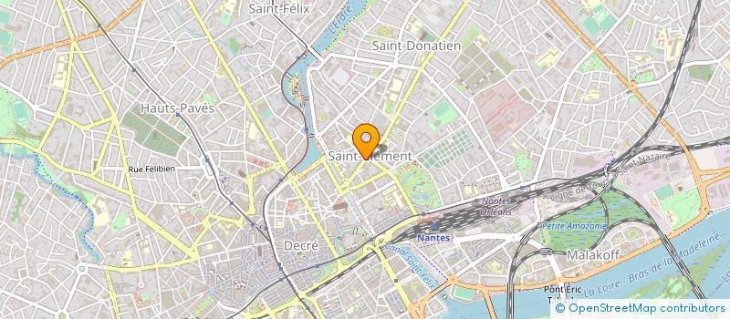 localisation de l'entreprise CABINET DE CHAMPSAVIN à NANTES