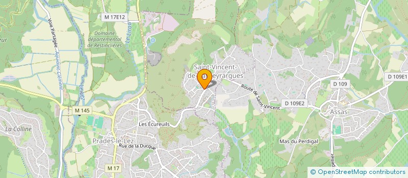 localisation de l'entreprise CABINET DE CHIRURGIE DENTAIRE GOMEZ - BARGUES  SAINT-VINCENT-DE-BARBEYRARGUES