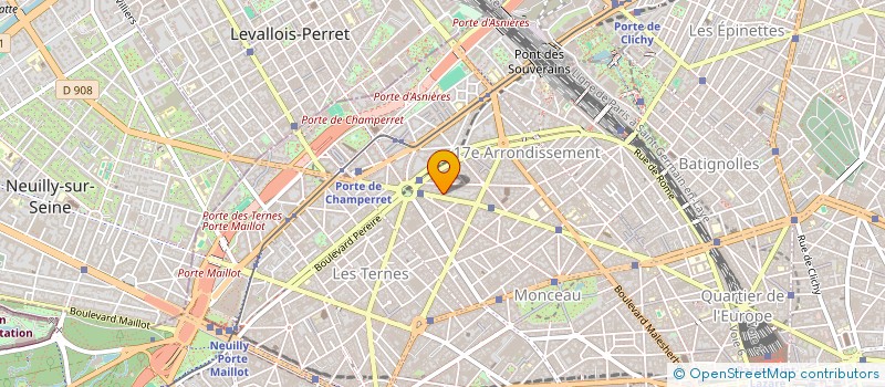 localisation de l'entreprise CABINET DE CHIRURGIE DENTAIRE VILLIERS  PARIS