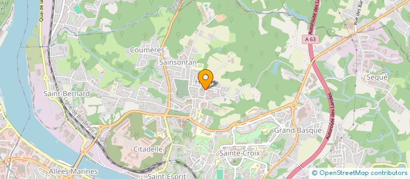 localisation de l'entreprise CABINET DE CHIRURGIE THORACIQUE ET CARDIO VASCULAIRE DU DOCTEUR BENOIT LAHON  BAYONNE