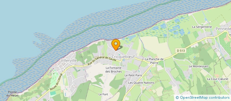 localisation de l'entreprise CABINET DE CHRISTOPHE PARMENTIER  CRICQUEBUF