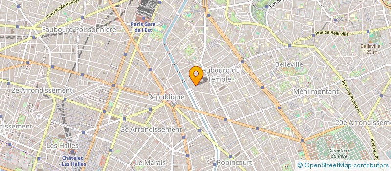 localisation de l'entreprise CABINET DE CLERVAL  PARIS 10