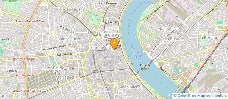 localisation de l'entreprise CABINET DE CONSEIL ET CREATION EN CALL à BORDEAUX