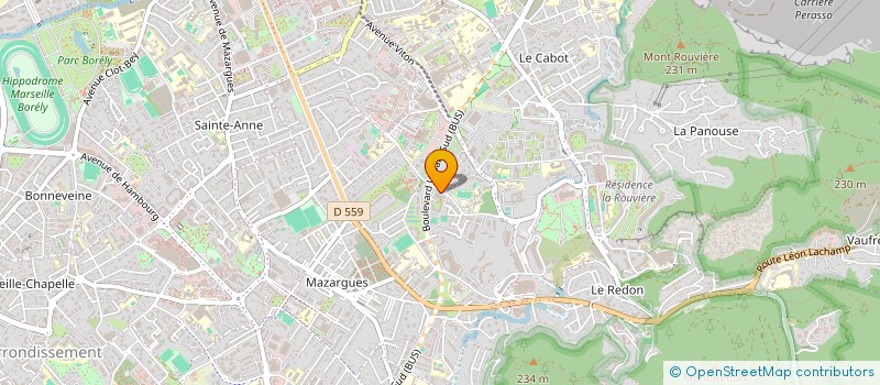 localisation de l'entreprise CABINET DE CONSEIL & MANAGEMENT SITRI  MARSEILLE