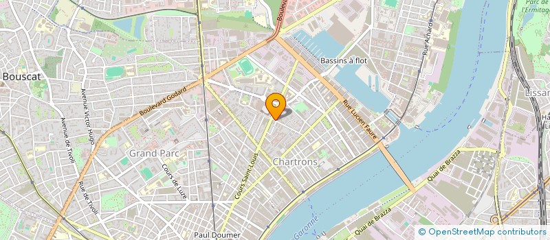 localisation de l'entreprise CABINET DE CONSEIL VINCENT HEDONT  BORDEAUX