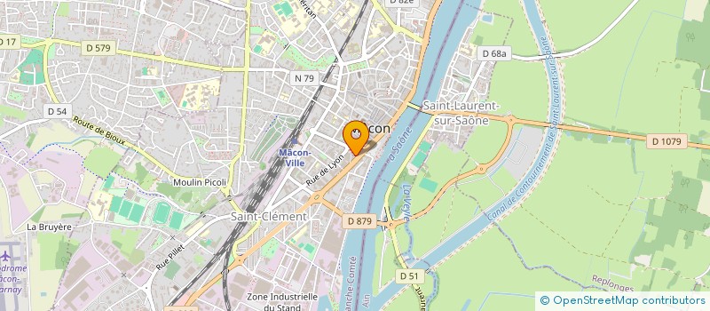 localisation de l'entreprise CABINET DE CONSEILS ET D AFFAIRES à MACON