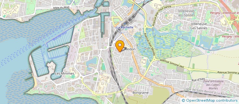 localisation de l'entreprise CABINET DE CONSULTANTS CONSEILS EN RESTAURATION HORS FOYER  LA ROCHELLE