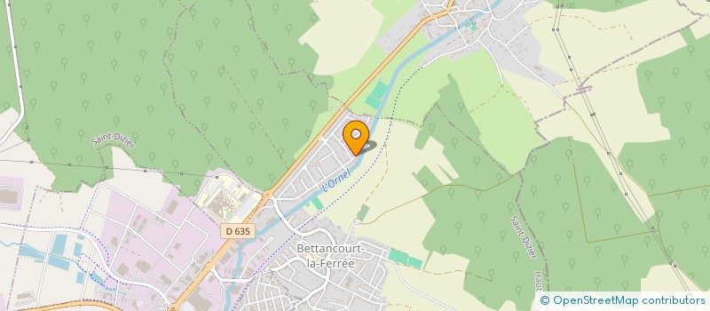 localisation de l'entreprise CABINET DE CONSULTATION NON PROGRAMMEE DE SAINT DIZIER à BETTANCOURT-LA-FERREE