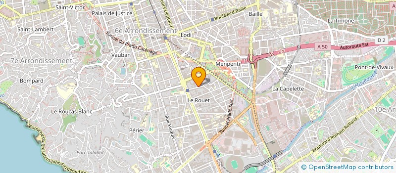 localisation de l'entreprise CABINET DE COURTAGE AUTOMOBILE à MARSEILLE