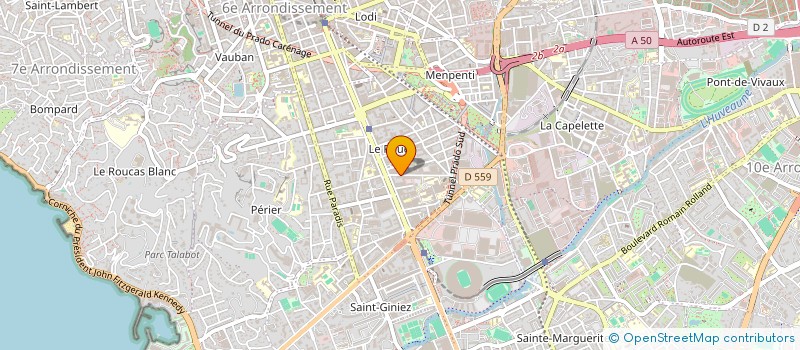 localisation de l'entreprise CABINET DE COURTAGE D.SERRE à MARSEILLE