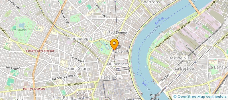 localisation de l'entreprise CABINET DE COURTAGE DE CREDITS à BORDEAUX