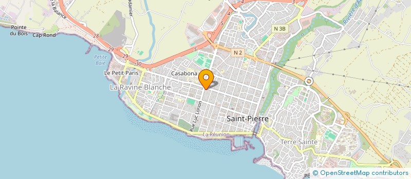 localisation de l'entreprise CABINET DE COURTAGE ET DE TRANSACTIONS à SAINT-PIERRE