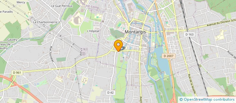 localisation de l'entreprise CABINET DE COURTAGE JEAN PHILIPPE PAULIN à MONTARGIS