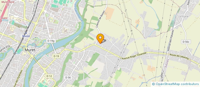 localisation de l'entreprise CABINET DE DERMATOLOGIE  MURET