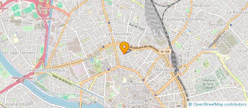 localisation de l'entreprise CABINET DE DERMATOLOGIE DES CHALETS  TOULOUSE