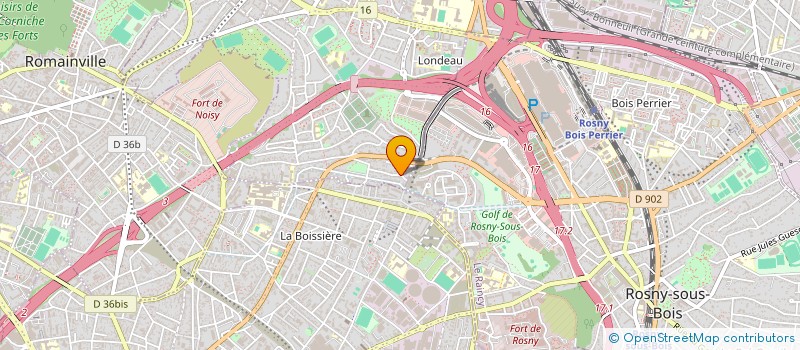 localisation de l'entreprise CABINET DE DIAGNOSTICS IMMOBILIERS D'ILE DE FRANCE à NOISY-LE-SEC