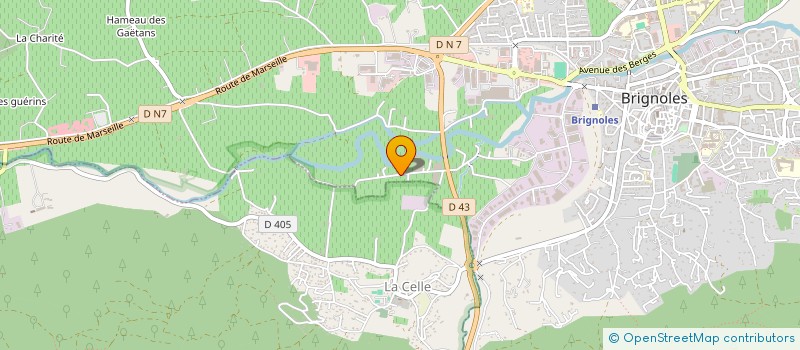 localisation de l'entreprise CABINET DE DIAGNOSTICS IMMOBILIERS GUILLAUME ET LAURA  BRIGNOLES