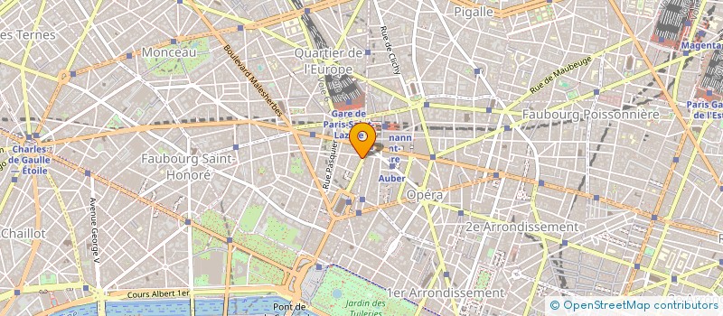 localisation de l'entreprise CABINET DE DIETETIQUE CORINNECHEVAL  PARIS