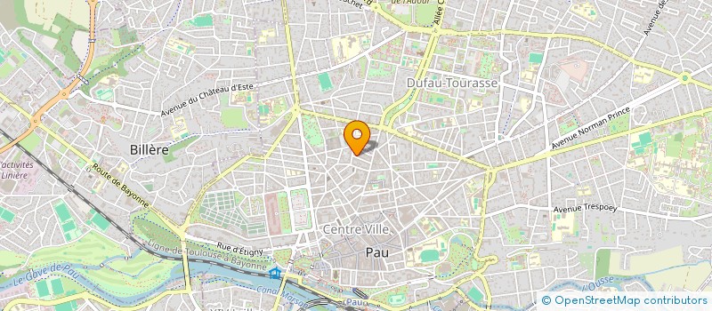 localisation de l'entreprise CABINET DE GENEALOGIE DES ANTILLES à PAU