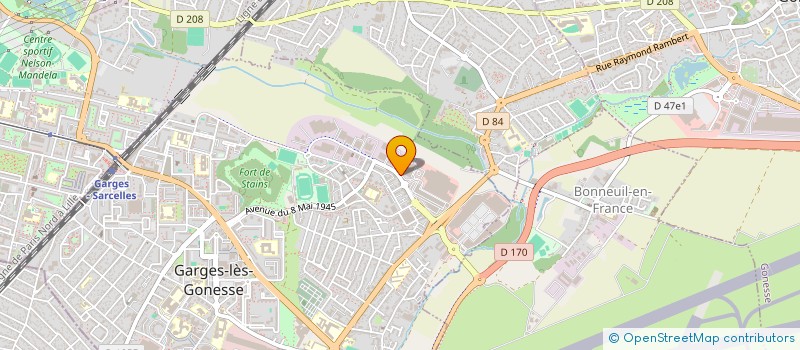 localisation de l'entreprise CABINET DE GESTION ET DE REALISATION  GARGES-LES-GONESSE