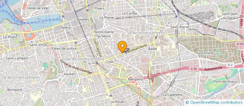 localisation de l'entreprise CABINET DE GESTION IMMOBILIER EME à MARSEILLE
