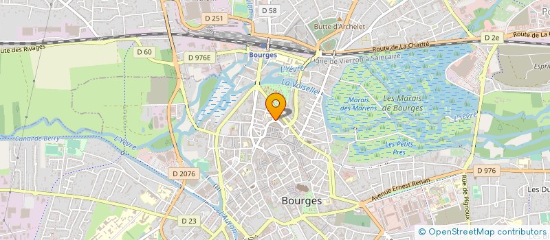 localisation de l'entreprise CABINET DE GESTION IMMOBILIERE  BOURGES