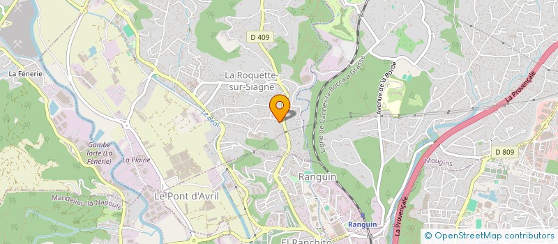 localisation de l'entreprise CABINET DE GRAAF à LA ROQUETTE-SUR-SIAGNE