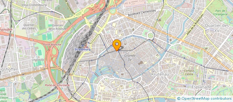 localisation de l'entreprise CABINET DE GYNECOLOGIE DU DOCTEUR CHRISTIAN LECORNU à STRASBOURG