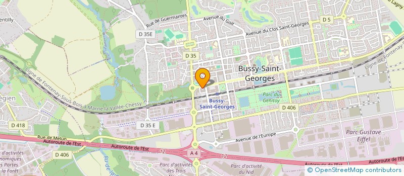 localisation de l'entreprise CABINET DE JONGCOURT PATRIMOINE à BUSSY-SAINT-GEORGES