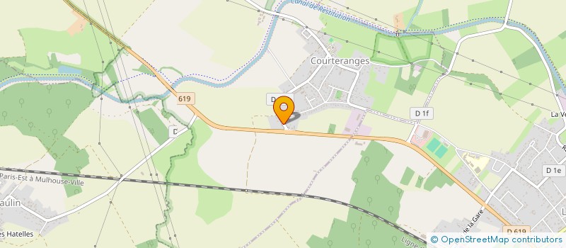 localisation de l'entreprise CABINET DE KINE DU LAC  COURTERANGES