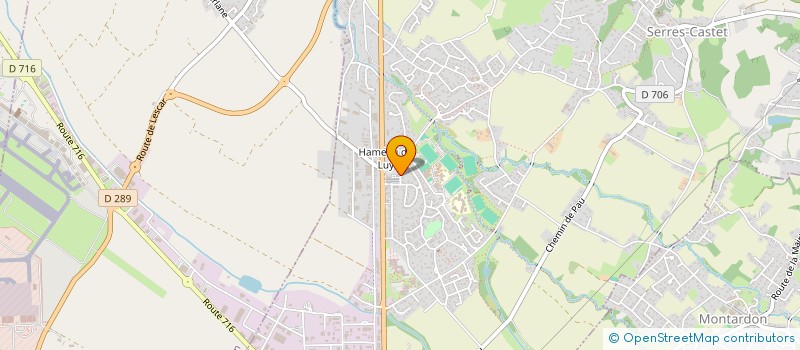 localisation de l'entreprise CABINET DE KINE.DU PONT LONG  SERRES-CASTET