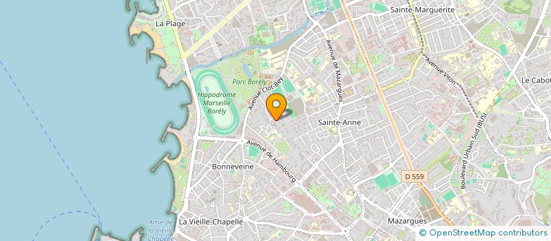 localisation de l'entreprise CABINET DE KINESITHERAPIE BANA à MARSEILLE