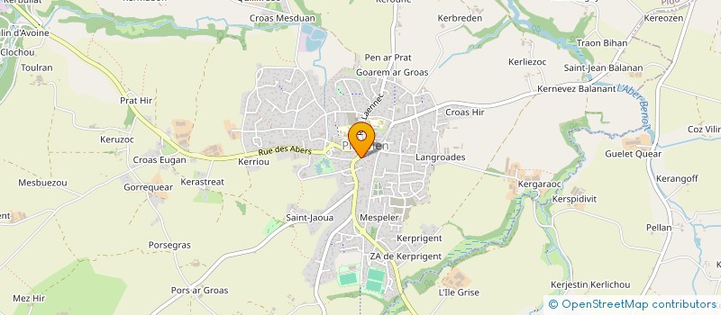 localisation de l'entreprise CABINET DE KINESITHERAPIE DE TERRE NEUVE  PLOUVIEN