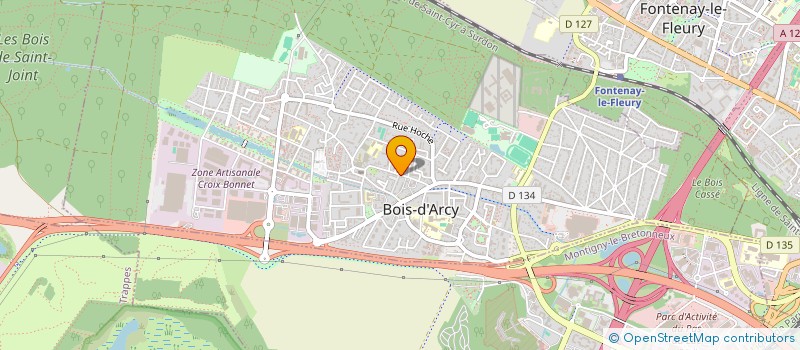 localisation de l'entreprise CABINET DE KINESITHERAPIE EMMAGATHE  BOIS-D'ARCY