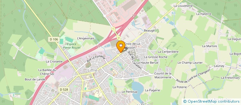 localisation de l'entreprise CABINET DE KINESITHERAPIE FRAMMERY-ROQUET-COMTET- RICHARD  LIFFRE