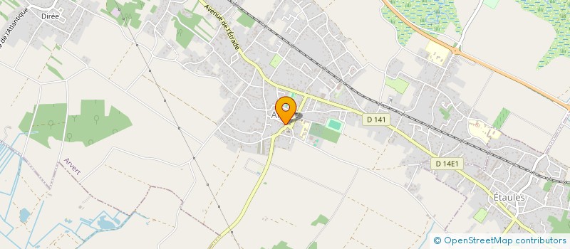 localisation de l'entreprise CABINET DE KINESITHERAPIE JANOT  ARVERT