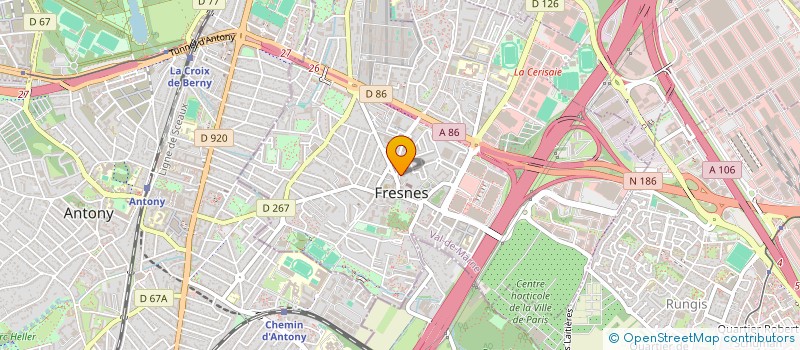 localisation de l'entreprise CABINET DE KINESITHERAPIE NAOUFEL RAZZOUGUI  FRESNES